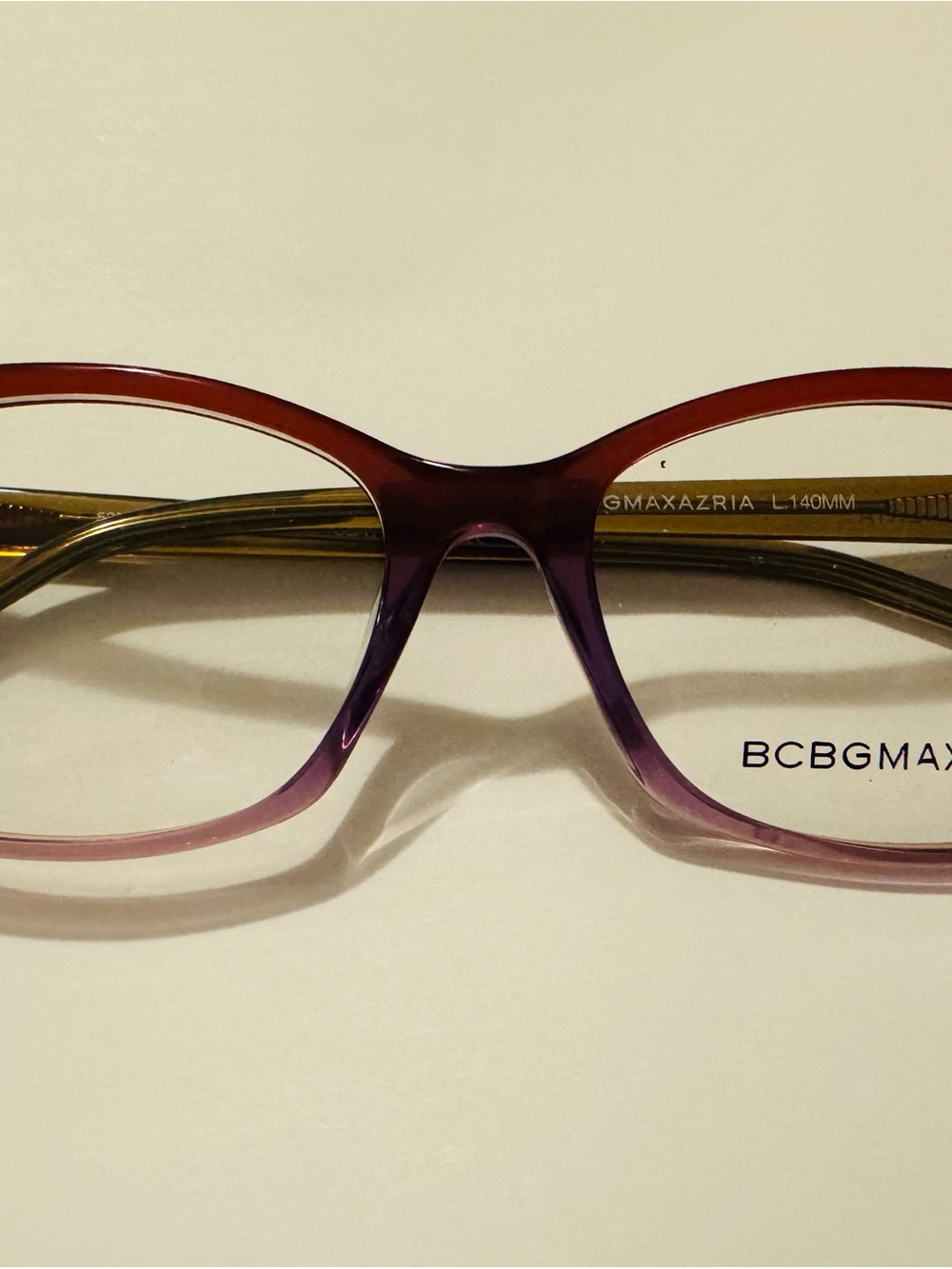 BCBGMAXAZRIA MERISSA RED FADE 53-16-140 Full Rim Eyeglasses Frame AC27/